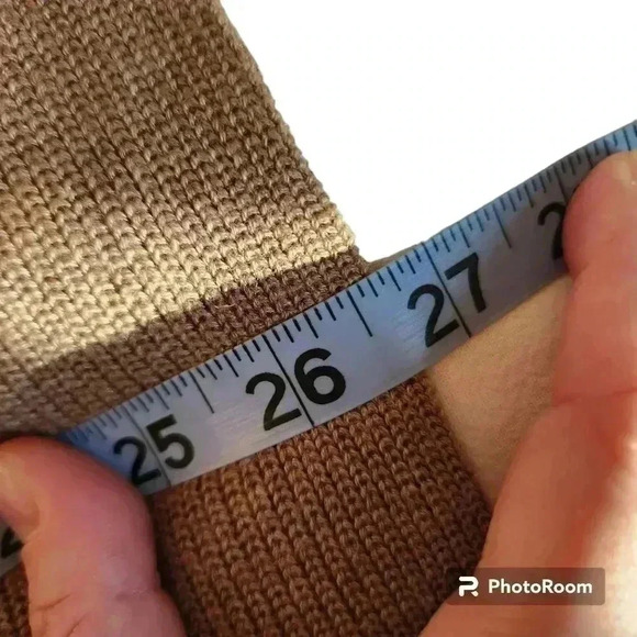 Tommy Bahama Sweater Pickford Ribbed Pullover Light Brown Size Small TW412369 - Picture 3 of 8